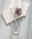 【SALE/30%OFF】GLOBAL WORK シェルパール&コサージュ/250497 グローバルワーク アクセサリー・腕時計 ネックレス ピンク グレー