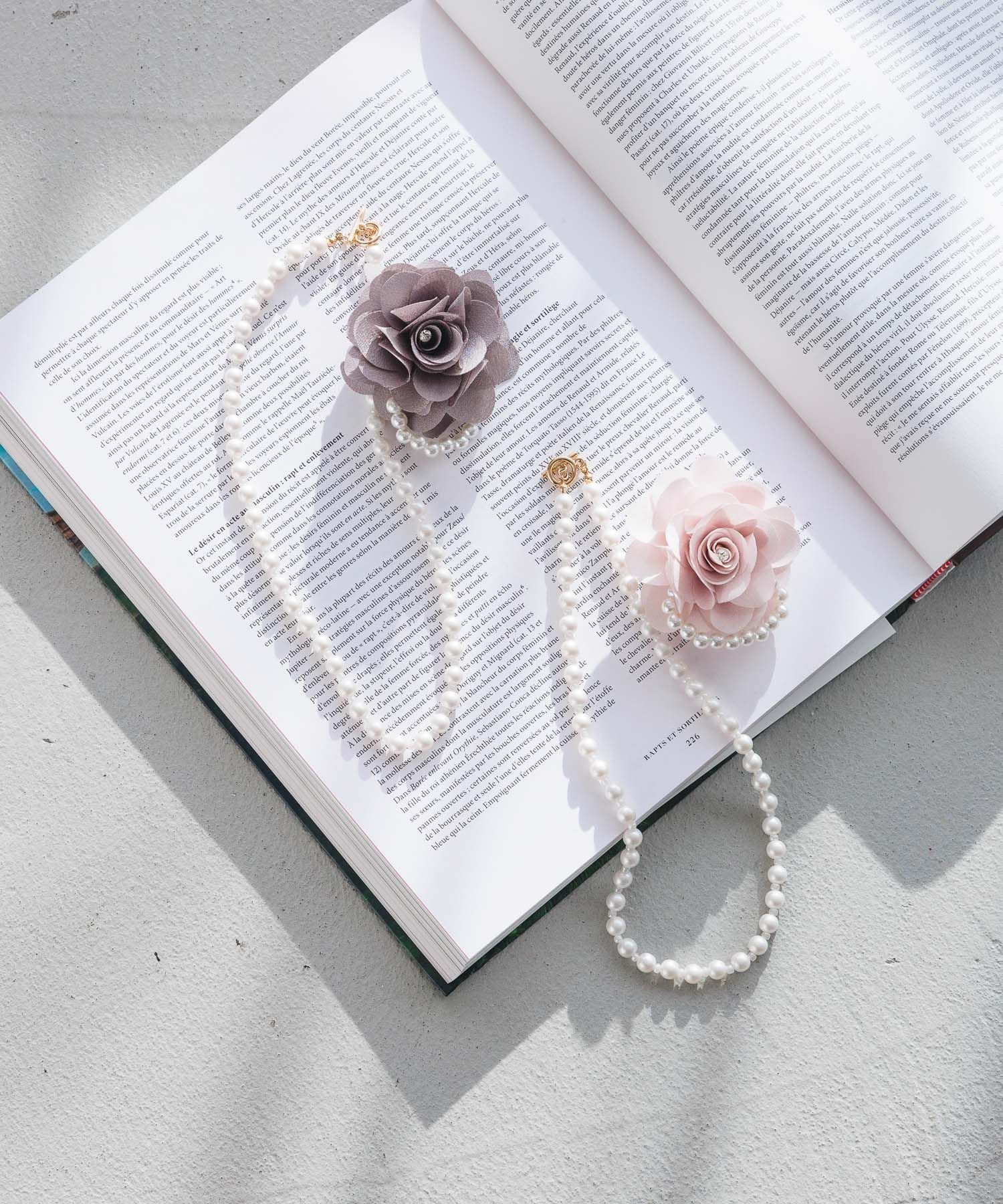 【SALE／30%OFF】GLOBAL WORK シェルパール&コサージュ/250497 グローバルワーク アクセサリー・腕時計 ネックレス ピンク グレー stylife-14904292 Rakuten Fashion サンプル画像3