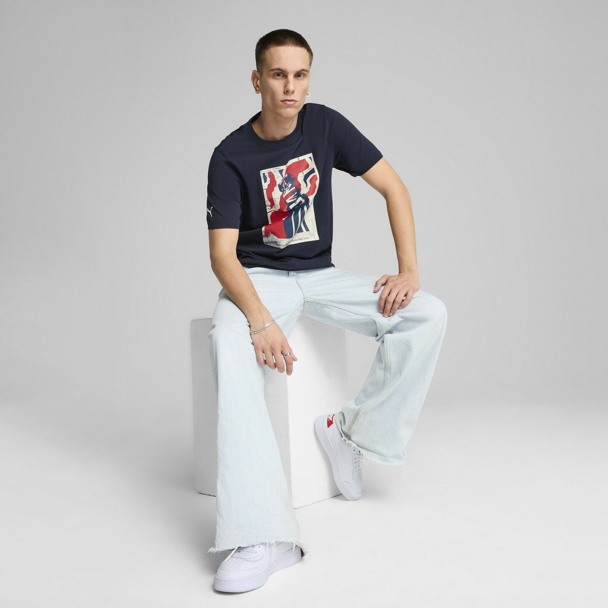 【SALE／30%OFF】PUMA ユニセックス F1 グレート ブリテン 半袖 Tシャツ プーマ トップス カットソー・Tシャツ ネイビー【送料無料】