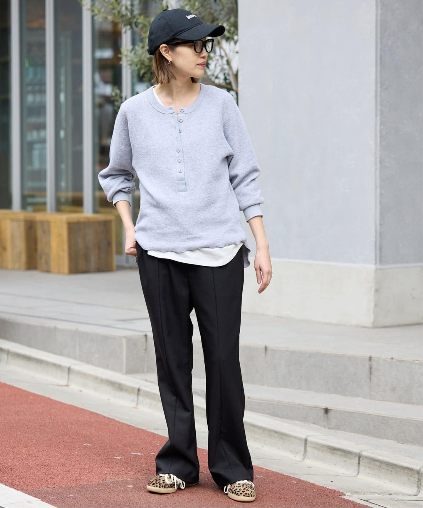 SLOBE IENA adidas/アディダス SAMBA OG W LEOPARD KI6674 スローブ イエナ シューズ・靴 スニーカー ブラウン【送料無料】