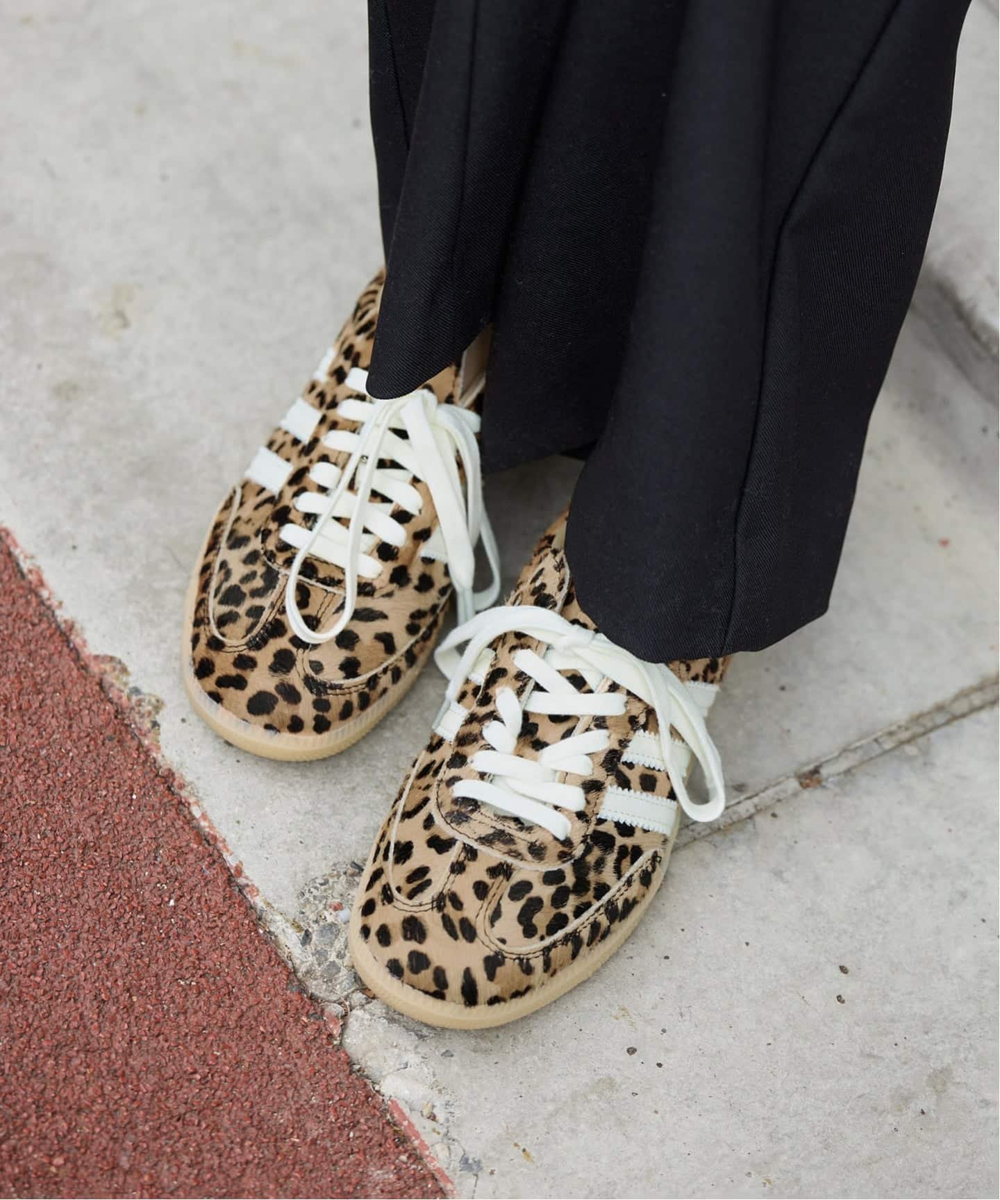 SLOBE IENA adidas/アディダス SAMBA OG W LEOPARD KI6674 スローブ イエナ シューズ・靴 スニーカー ブラウン【送料無料】