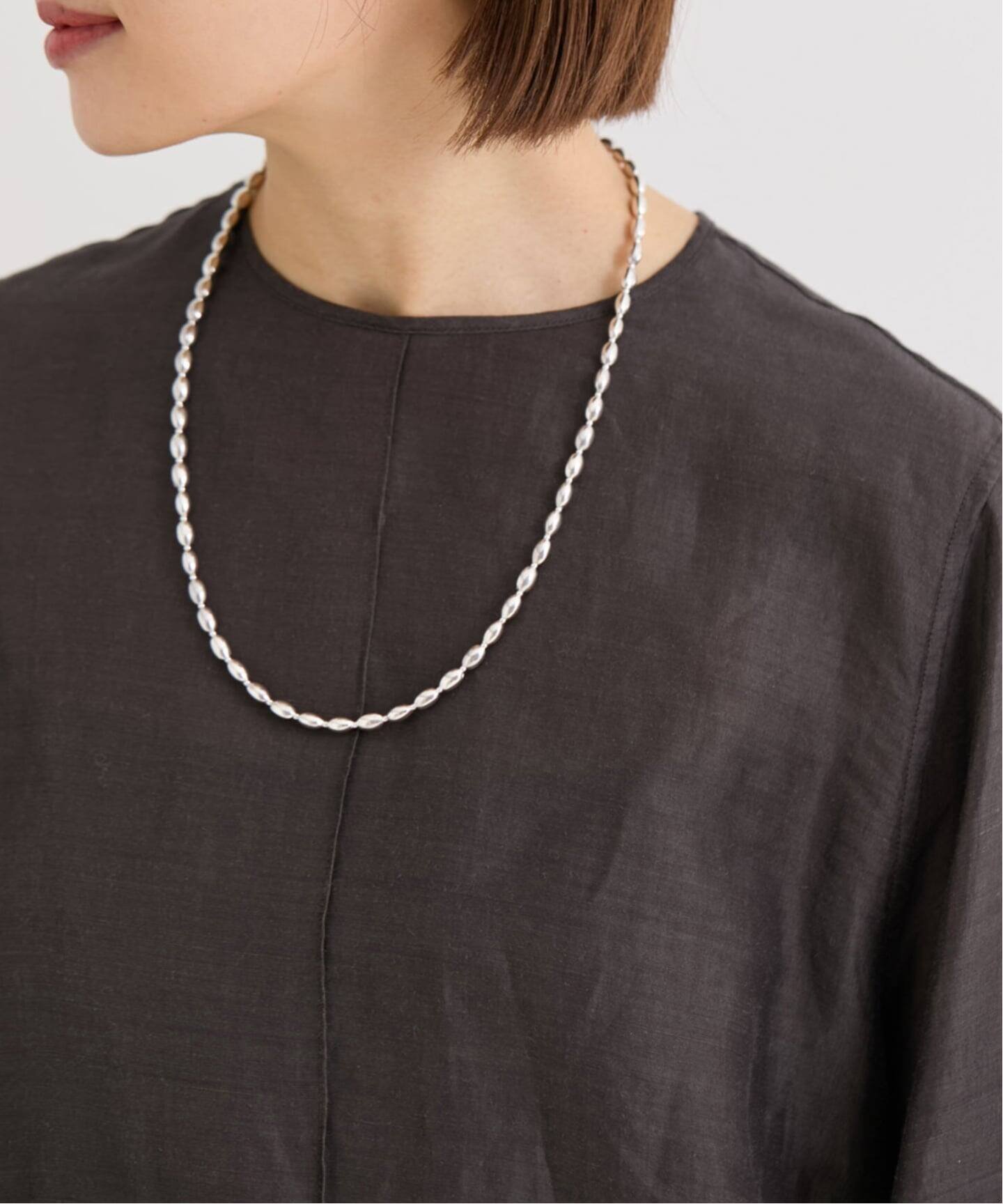 IENA quip queint/クィップ クエイント seed long necklace 60cm ネックレス QU249 イエナ アクセサリー・腕時計 ネックレス シルバー【送料無料】