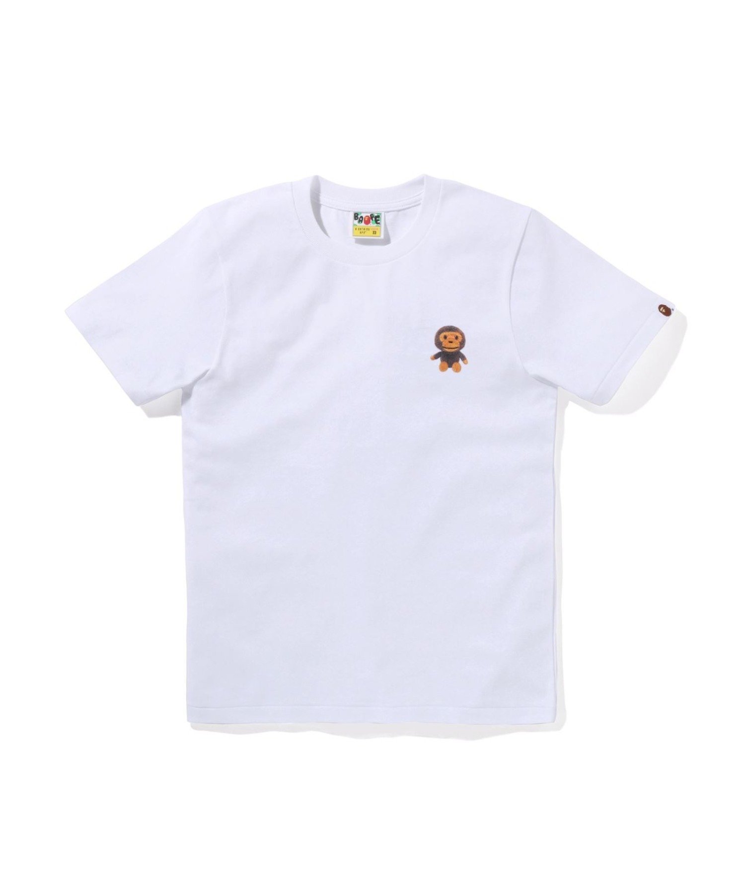 MILO PLUSH DOLL ONE POINT TEE ア ベイシング エイプ トップス カットソー・Tシャツ ホワイト ブラック