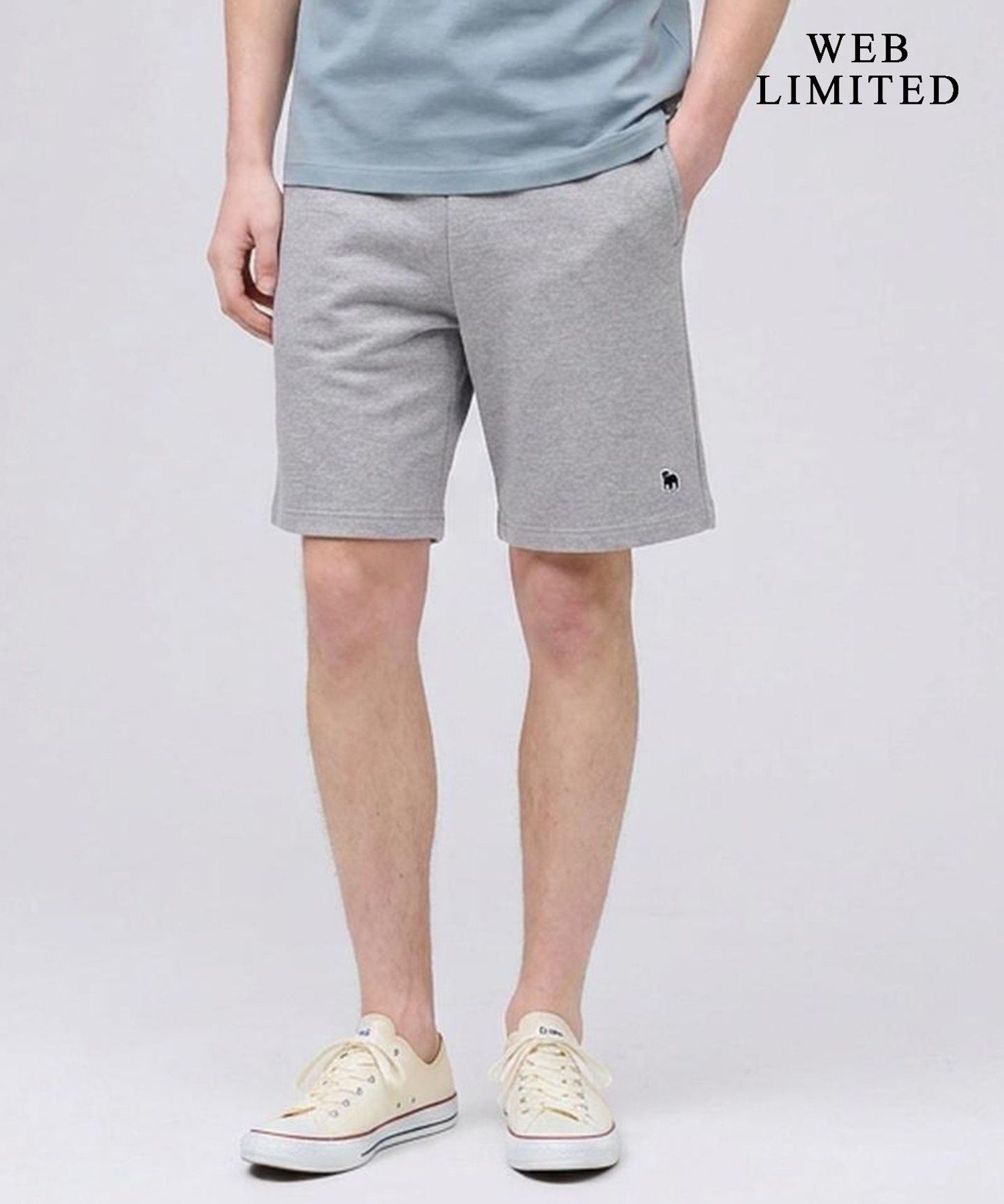 J.PRESS 大人気【WEB限定】バックブル スウェットハーフパンツ ジェイプレス パンツ その他のパンツ ネイビー