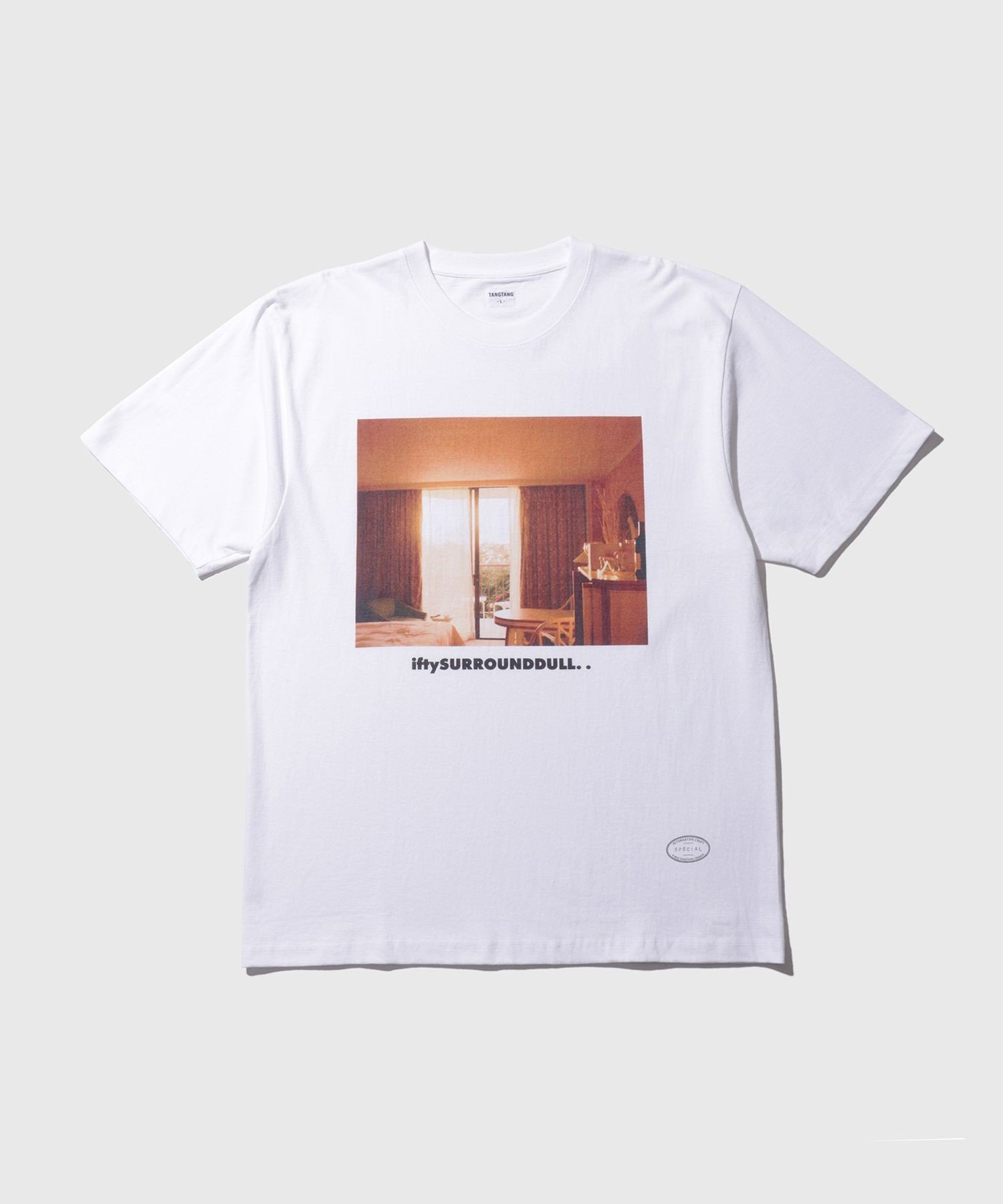 TANGT GASTANG ifttySURROUNDULL.. アダムエロペ トップス カットソー・Tシャツ ホワイト