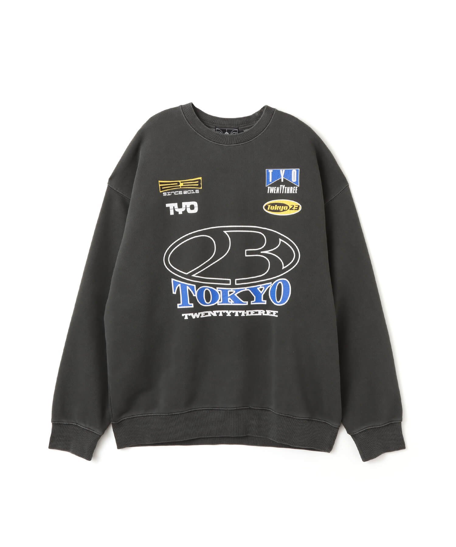 TOKYO 23 TOKYO 23 Vintage Racing Sweatshirt CHARCOAL アトモス トップス スウェット・トレーナー グレー【送料無料】