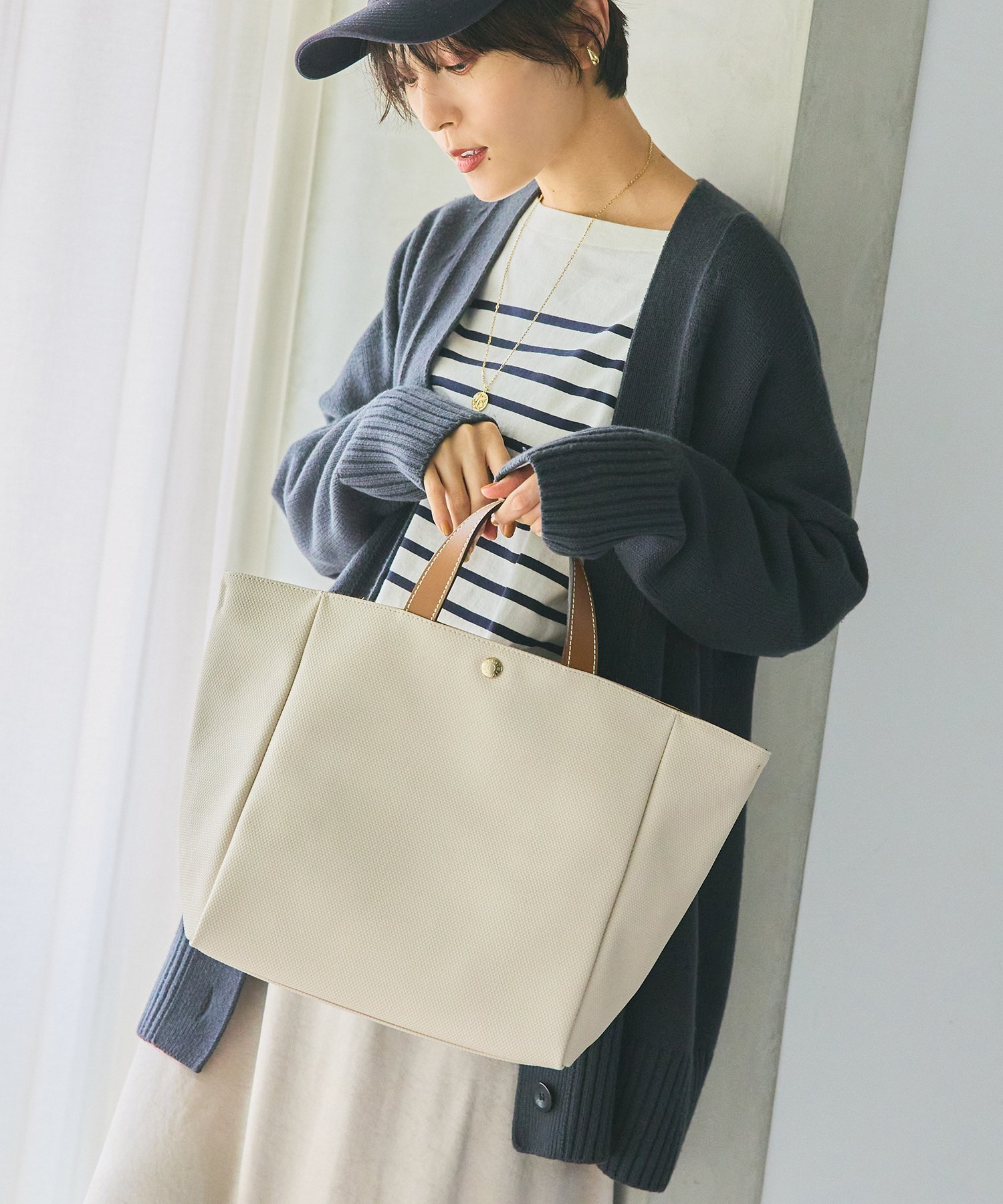 トプカピ バッグ Breath TOPKAPI NEOCANVAS ネオキャンバス トートバッグ L トプカピ バッグ トートバッグ ホワイト ブラック グレー【送料無料】