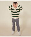 【SALE/30%OFF】PETIT BATEAU コットンニットプルオーバー プチバトー トップス ニット ホワイト【送料無料】