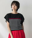 【SALE/20%OFF】MAYSON GREY 【WEB限定】フレンチスリーブニットプルオーバー≪手洗い可能≫ メイソングレイ トップス ニット ブラック ホ...