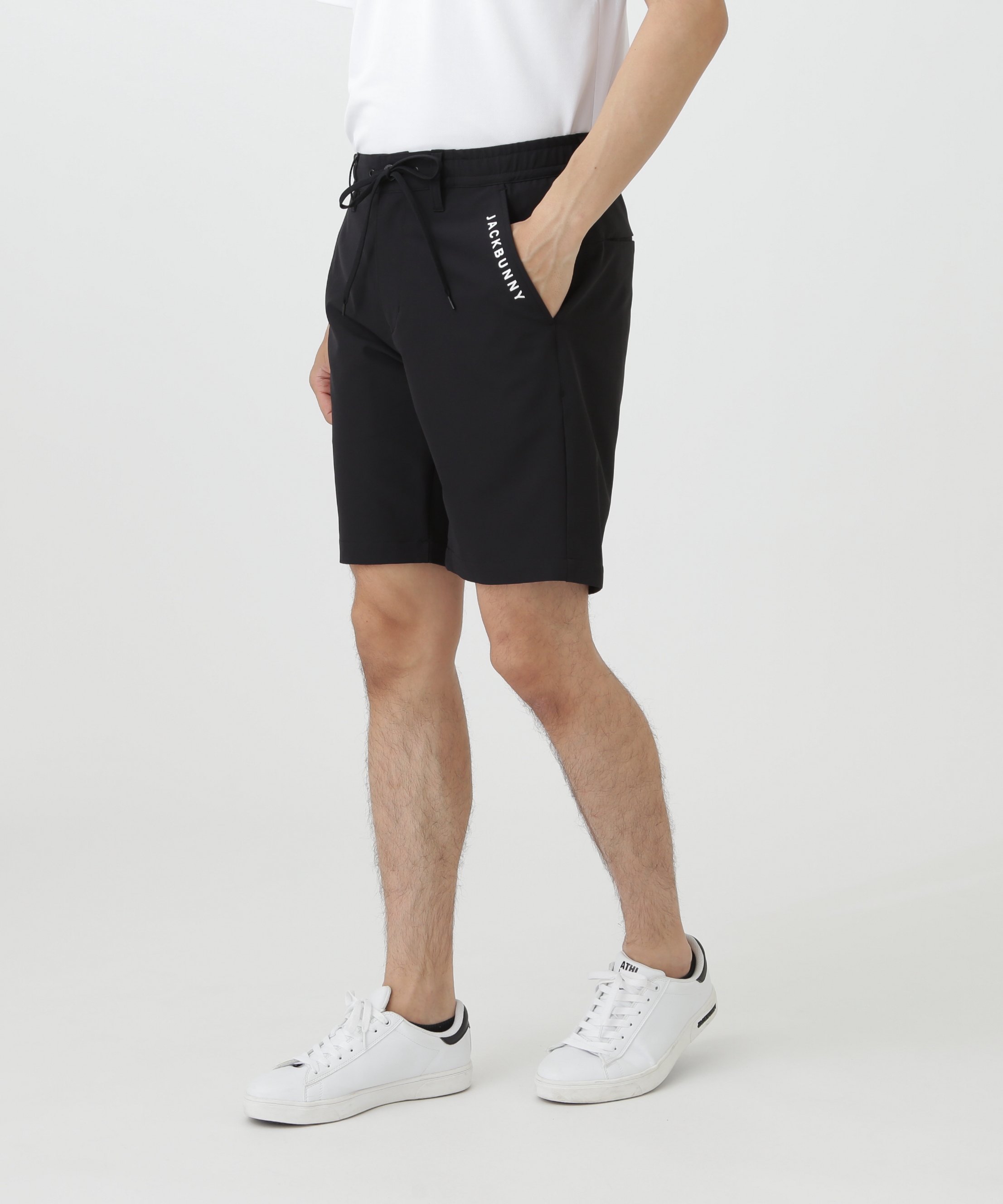 Jack Bunny!! ストレッチダブルクロスショートパンツ ジャックバニー パンツ その他のパンツ ホワイト ブラック ブルー