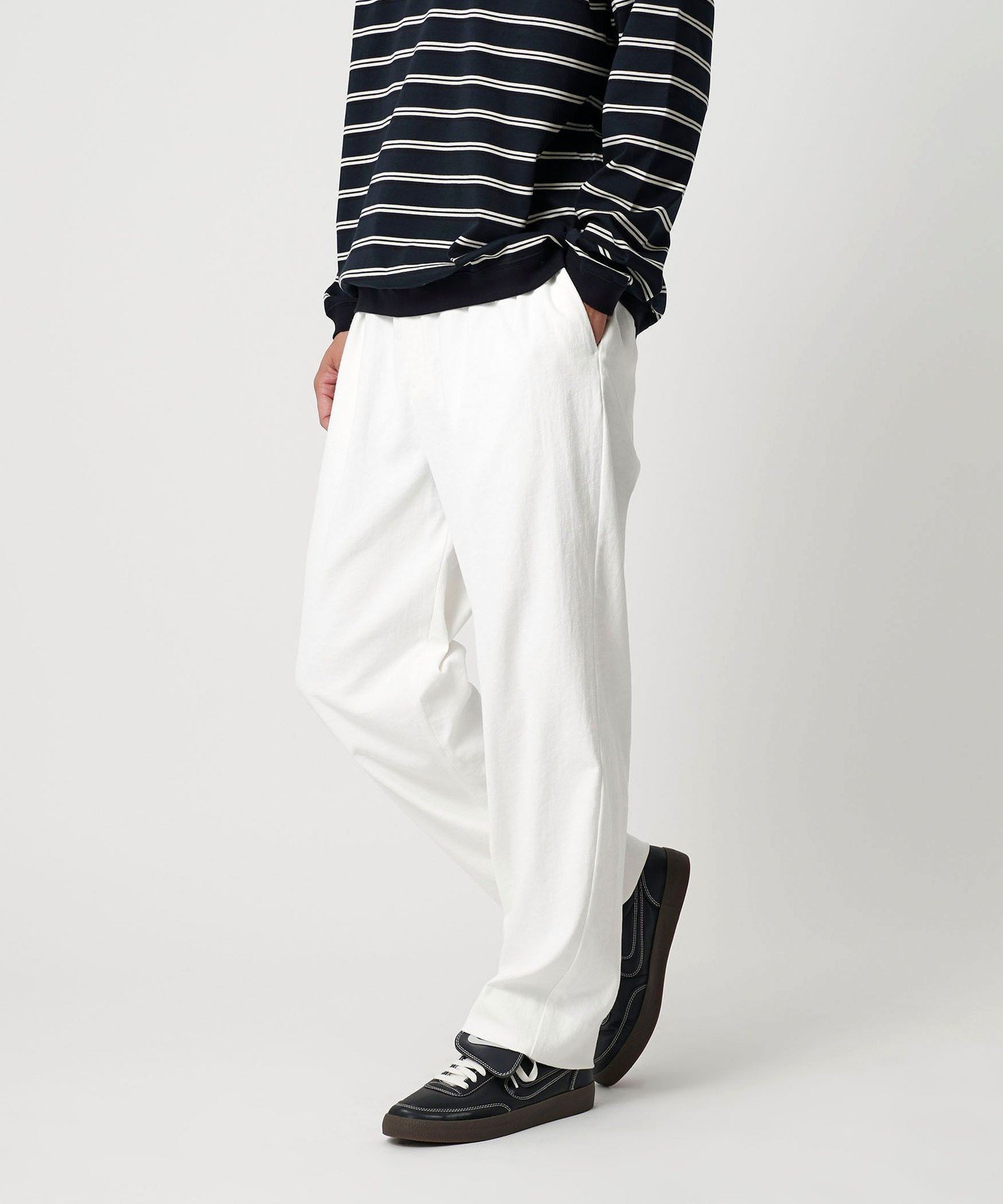 TC/FLAX オックス バルーン イージー パンツ NO.9 ユナイテッドアローズ アウトレット パンツ その他のパンツ ブラック グリーン ホワイト