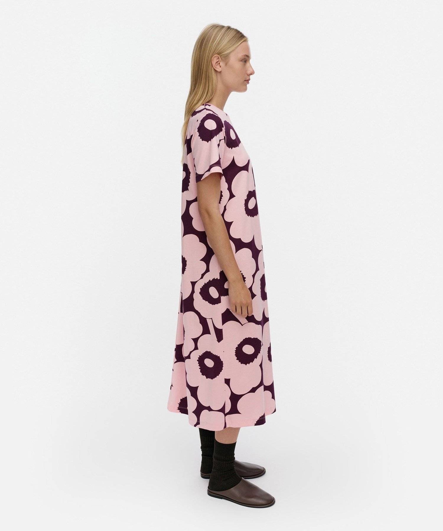 Pisteinen Unikko ワンピース マリメッコ ワンピース・ドレス ワンピース パープル