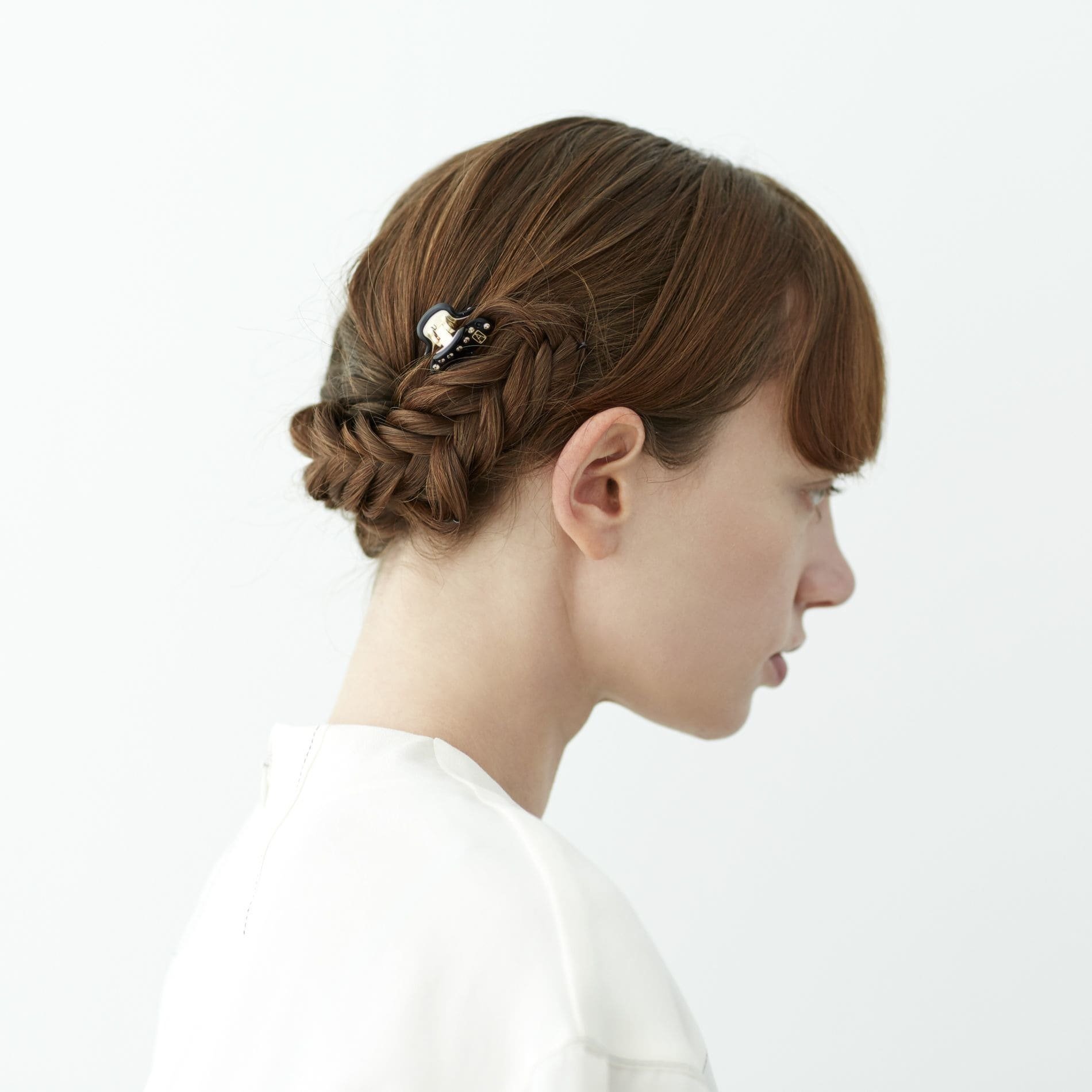 アレクサンドルドゥパリ バレッタ ALEXANDRE DE PARIS VENDOME CLIP Baby (3cm) / PINCES VENDOME アレクサンドル ドゥ パリ ヘアアクセサリー バレッタ・ヘアクリップ・ヘアピン ネイビー ベージュ【送料無料】