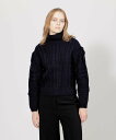 【SALE/47%OFF】EPOCA ウールケーブル タートルニット エポカ トップス ニット ピンク ホワイト ネイビー【送料無料】