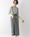 【SALE/55%OFF】LEPSIM マルチWAYデニムジャンパースカート レプシィム ワンピース・ドレス ジャンパースカート ブルー ブラック グレー【送料...