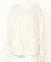 【SALE/31%OFF】myke myke/(W)TC裏毛ニットリブポケットプルオーバー リラクロ トップス ニット イエロー ホワイト ブルー グレー