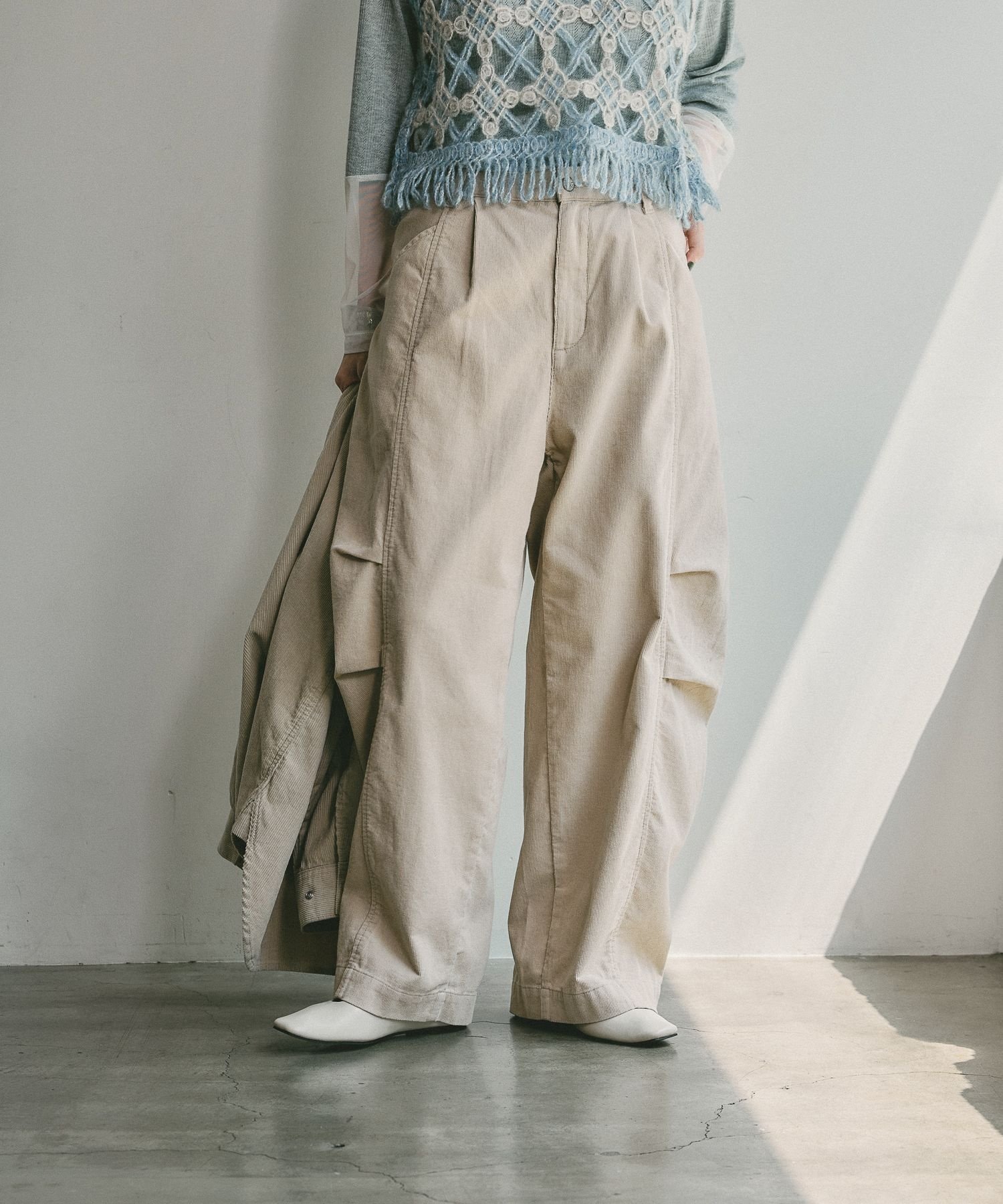 LEPSIM ヴィンテージコーデュロイパンツ レプシィム パンツ その他のパンツ ブラウン ブルー ピンク ベージュ