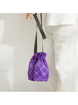 【SALE/77%OFF】Daily russet 巾着ショルダーバッグ デイリーラシット バッグ ショルダーバッグ グレー オレンジ パープル カーキ ブラック