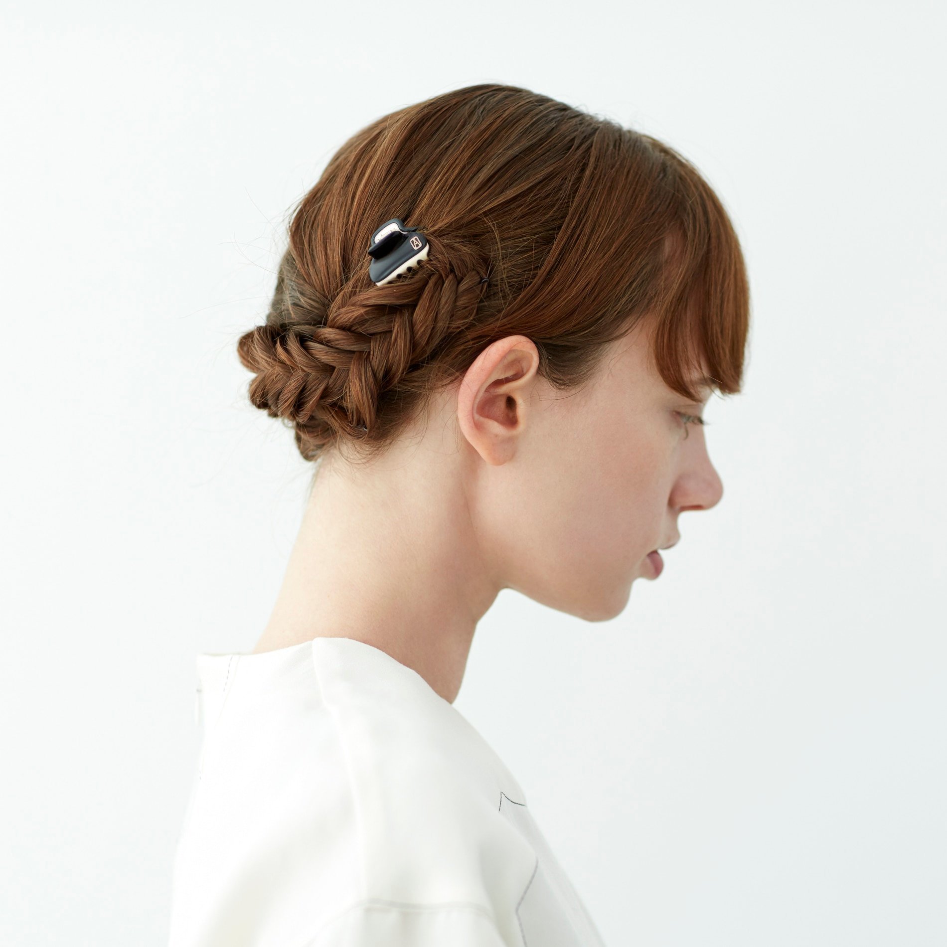 ALEXANDRE DE PARIS VENDOME CLIP Baby (3cm) / PINCES VENDOME アレクサンドル ドゥ パリ ヘアアクセサリー バレッタ・ヘアクリップ・ヘアピン ベージュ【送料無料】