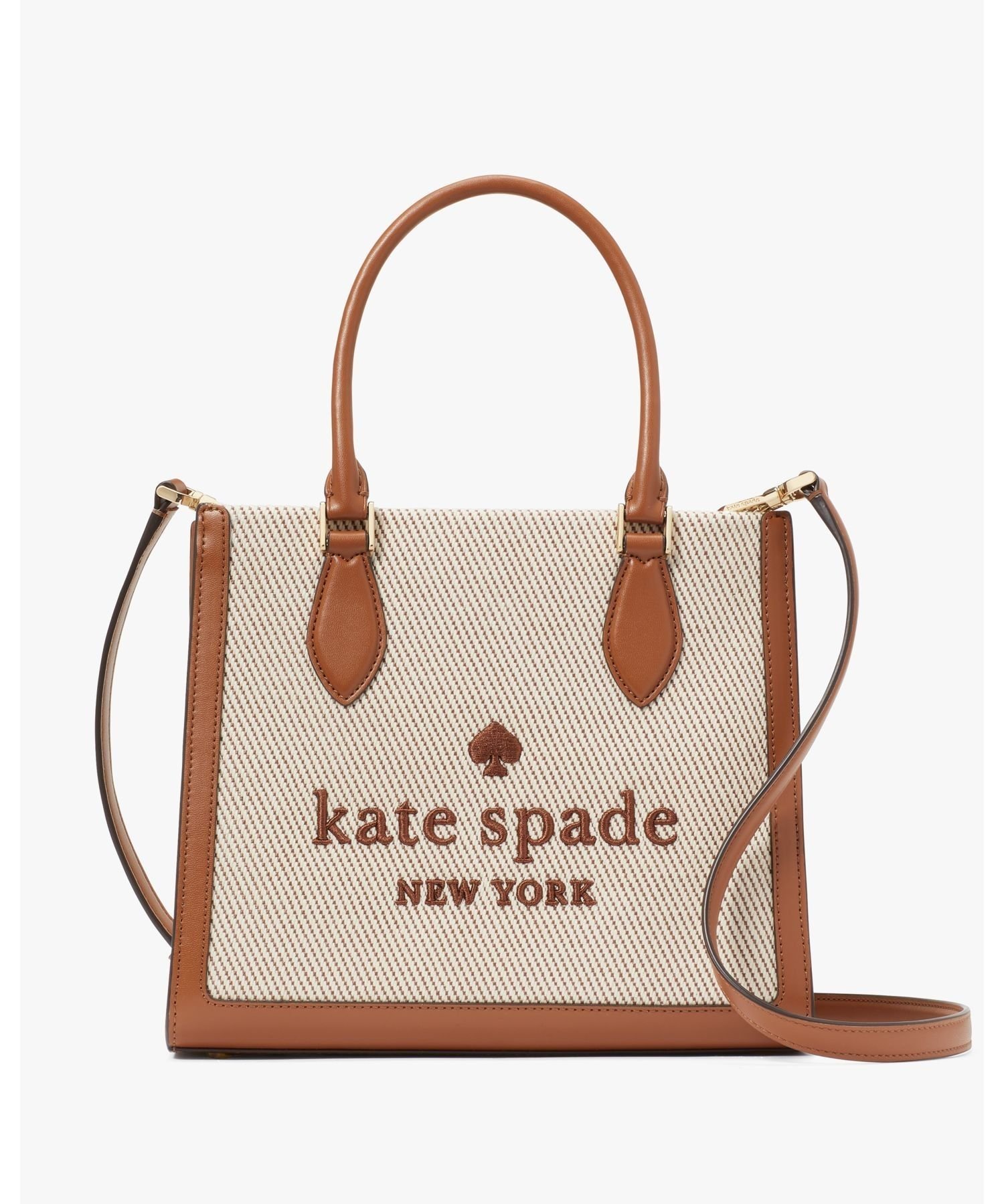 【SALE／65%OFF】kate spade new york エリー キャンバス スモール トート ケイトスペードニューヨーク バッグ トートバッグ ブラウン【送料無料】