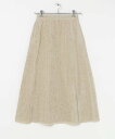 【SALE/50%OFF】URBAN RESEARCH ATON LINEN VELVET SIDE SLIT SKIRT アーバンリサーチ スカート その他の...