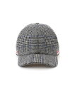 THOM BROWNE CLASSIC 6-PANEL BASEBALL CAP トムブラウン 帽子 キャップ グレー【送料無料】