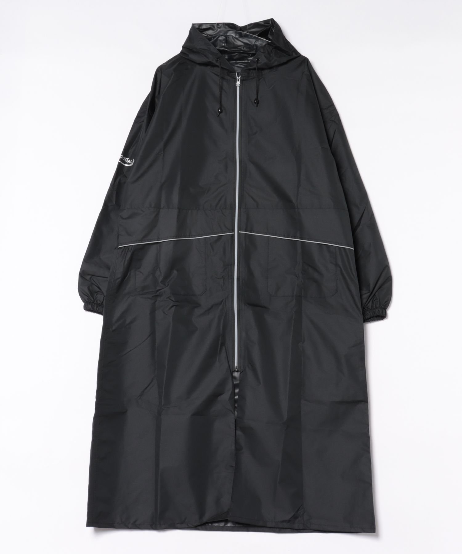 MAGASIN DE MODE Brew MAGASIN DE MODE Brew/Water Proof ロングコート 防水/撥水/レインコート KNF-YI セットアップセブン ジャケット・アウター レインコート ブラック