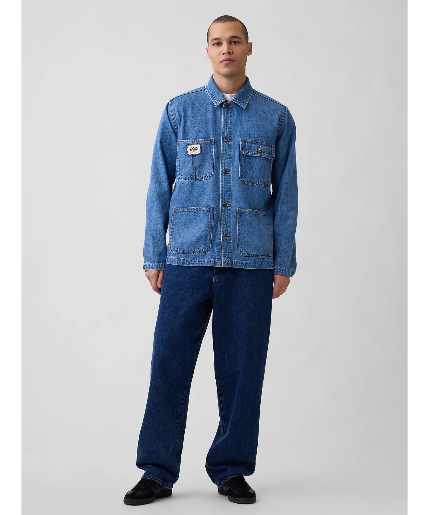 (U)Gap × Sean Wotherspoon デニムチョアジャケット ギャップ ジャケット・アウター デニムジャケット ブルー