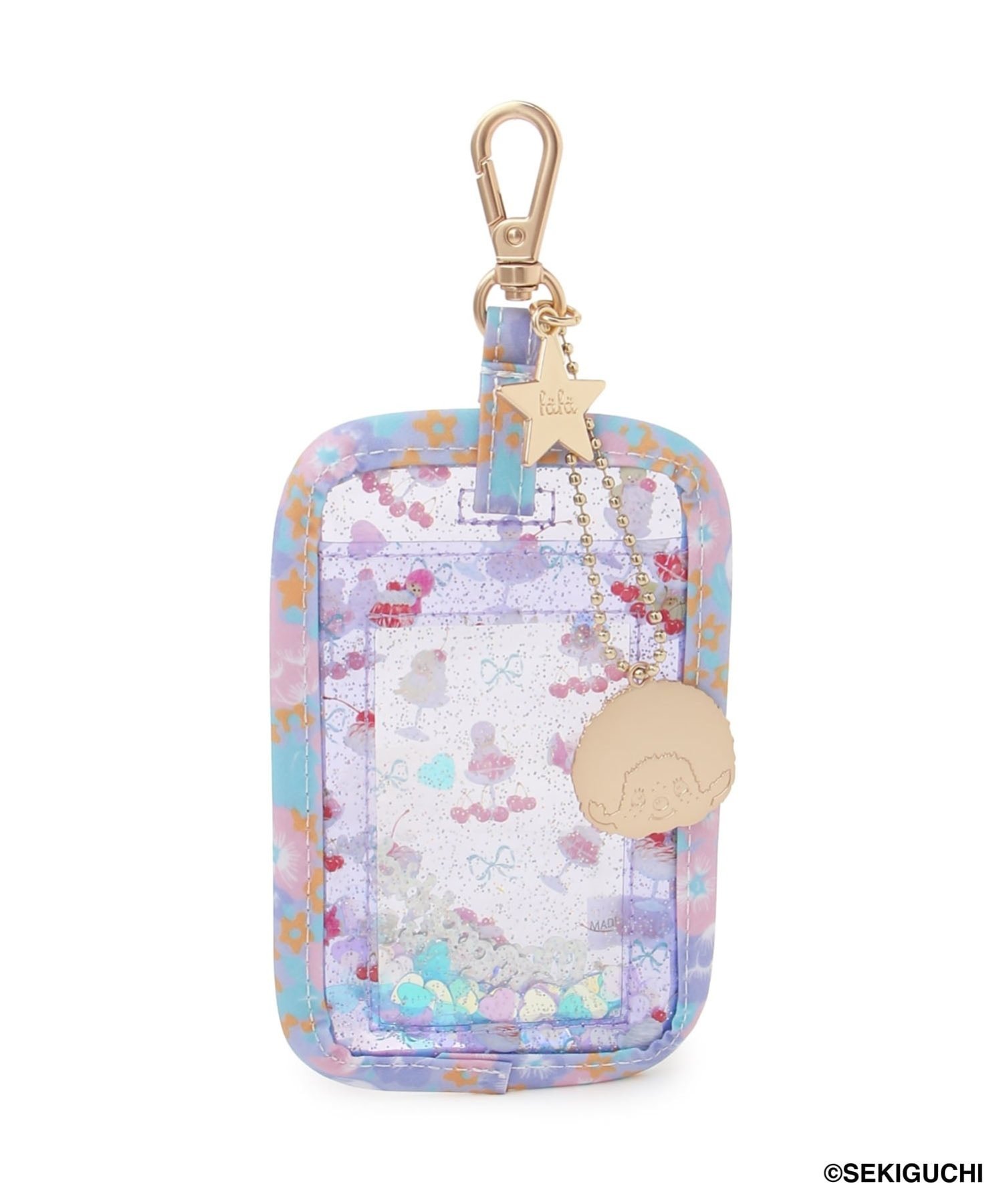 fafa (K)EVE MARIE_PHOTOCARDHOLDER フェフェ 財布・ポーチ・ケース ポーチ パープル