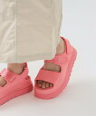 Ray BEAMS UGG(R) / GoldenGlow GOLDENGLOW goldenglow アグ サンダル スポーツミックス 晴雨兼用 厚底 ボリュ...