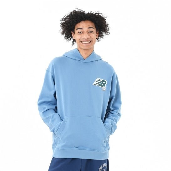 【SALE／50%OFF】New Balance Athletics リラックスド550 リーグ スウェットフーディ ニューバランス トップス パーカー・フーディー ブルー グリーン【送料無料】