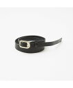 ABAHOUSE LASTWORD 【i`m here/アイムヒアー】Pulltab BELT / レザーベルト アバハウス ファッション雑貨 ベルト ブラック...