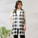 【SALE/20%OFF】PISANO 【手洗いOK】カラミメッシュ・Vネックジレ ピサーノ トップス ベスト・ジレ ブラック ホワイト【送料無料】
