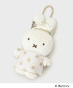OPAQUE.CLIP 【miffyコラボ】70THドールチャーム オペークドットクリップ 財布・ポーチ・ケース その他の財布・ポーチ・ケース ホワイト ブラッ...