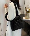 【SALE/30%OFF】miniministore ギャザートートバッグ 巾着型トート大容量 ミニミニストア バッグ トートバッグ ブラック グレー ホワイト...