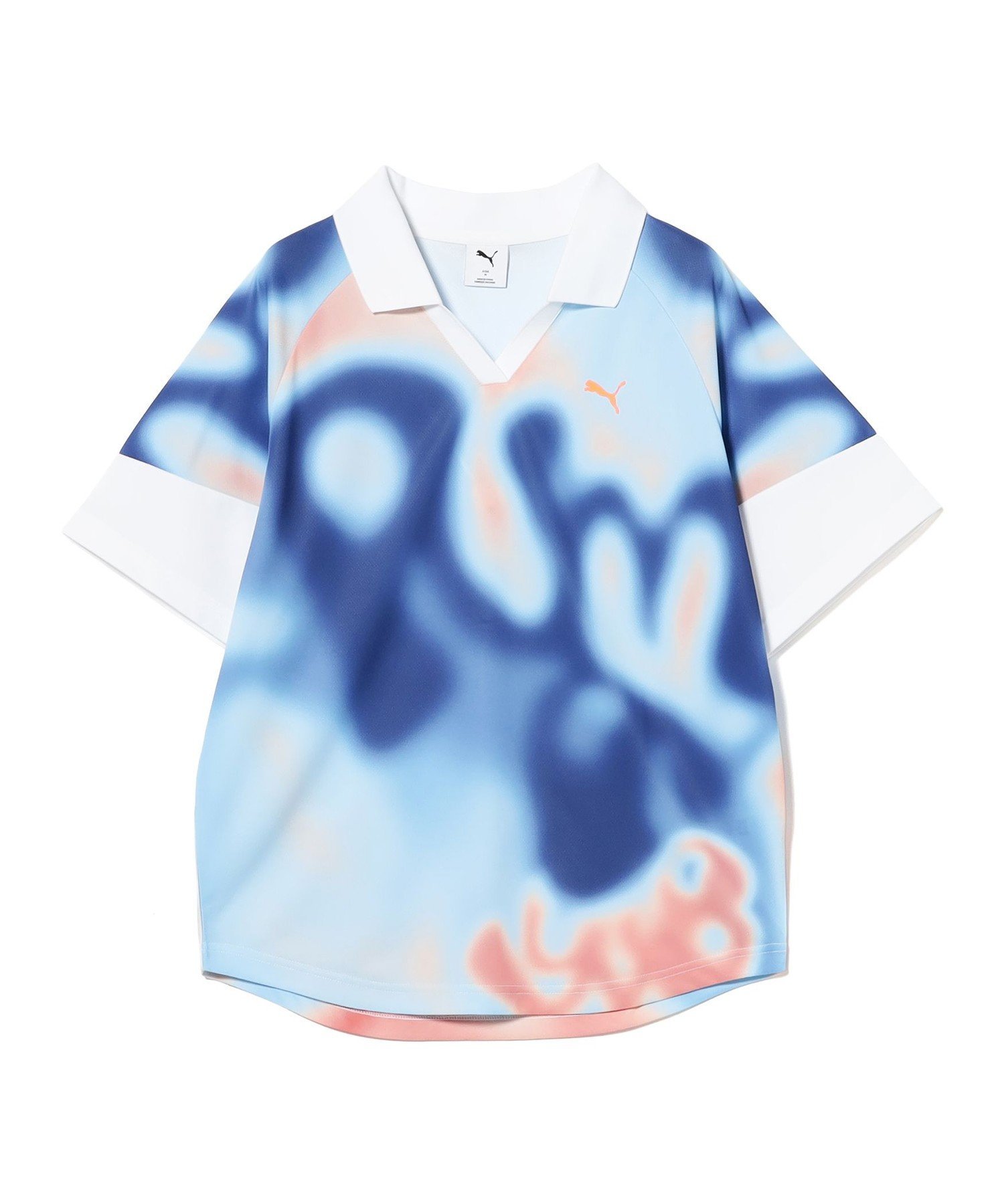 【別注】PUMA / PHOTO GRAPHIC GAME SHIRT ビームス ウイメン トップス カットソー・Tシャツ ブラック ホワイト