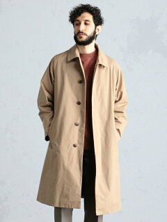 Weather Cloth Raglan Coat 51-19-0273-565: Beige Weather Cloth Raglan Coat 51-19-0273-565: Beige