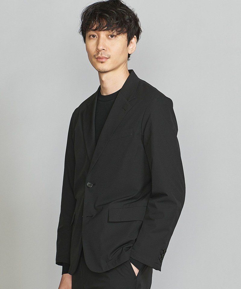 ユナイテッドアローズ 服（父向き） BEAUTY&YOUTH UNITED ARROWS ＜ID UNITED ARROWS＞ テクスチャー 2B ジャケット/セットアップ対応 -ウォッシャブル・伸縮性- ビューティー＆ユース　ユナイテッドアローズ ジャケット・アウター テーラードジャケット・ブレザー ブラック グレー ネイビー【送料無料】