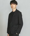 ユナイテッドアローズ アウター メンズ BEAUTY&YOUTH UNITED ARROWS ＜ID UNITED ARROWS＞ テクスチャー 2B ジャケット/セットアップ対応 -ウォッシャブル・伸縮性- ビューティー＆ユース　ユナイテッドアローズ ジャケット・アウター テーラードジャケット・ブレザー ブラック グレー ネイビー【送料無料】