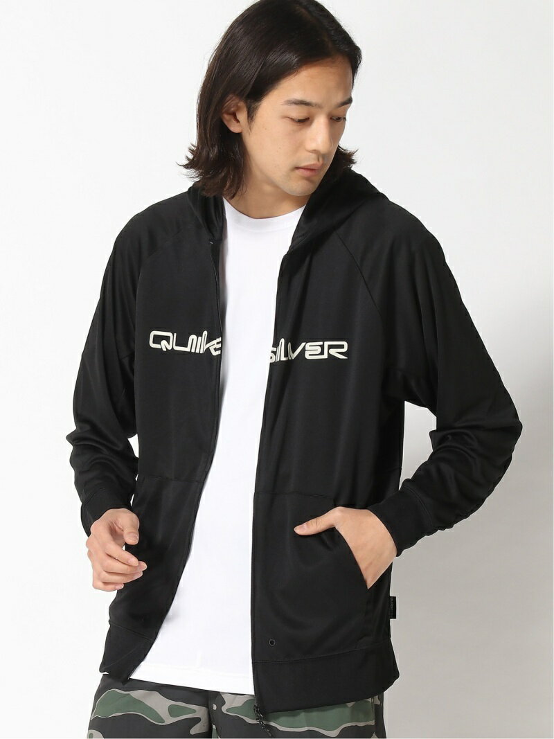 【SALE／40%OFF】QUIKSILVER (M)PLEASURE STAND ZIP クイックシルバー トップス パーカー・フーディー ブラック ホワイト【送料無料】