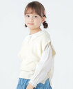 【SALE／40%OFF】SHIPS KIDS SHIPS KIDS:100~140cm /＜手洗い可能＞サイド ボタン ニット ベスト シップス トップス ベスト・ジレ ホワイト ネイビー【送料無料】