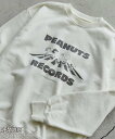 【SALE／55%OFF】coen PEANUTS(ピーナッツ)*coen ピグメント裏毛スウェット コーエン トップス スウェット・トレーナ…