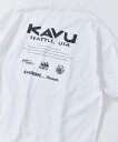 KAVU KAVU×FREAK'S STORE/カブー 別注 ビッグシルエット バックプリントTシャツ/ICON【限定展開】 フリークスストア トップス カットソー・Tシャツ ホワイト ブラック ベージュ ピンク グリーン【送料無料】