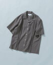 【SALE/15%OFF】URBAN RESEARCH ROSSO 『WEB限定』『XLサイズあり』ウォッシャブルドライタッチ半袖シャツ アーバンリサーチロッソ トップス シャツ・ブラウス ブラック グレー ネイビー【送料無料】