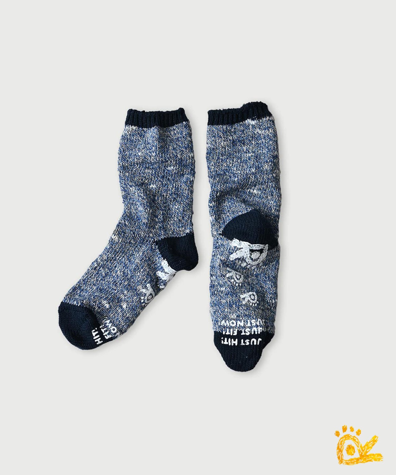 45R 【WEB限定】ONEONE 宝物のウール紡ローゲージ靴下 フォーティファイブアール 靴下・レッグウェア 靴下【送料無料】