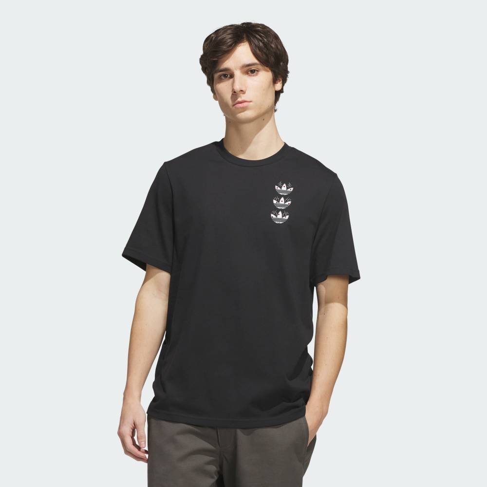 【公式】アディダス adidas 返品可 スケートボーディングxTEMPLE OF SKATE カーブ Tシャツ アディダス トップス カットソー・Tシャツ ブラック
