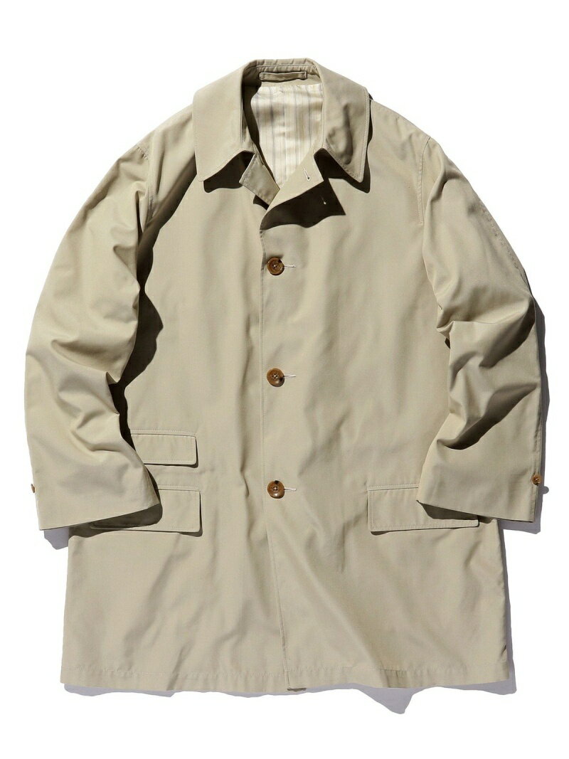 Polyester Cotton Chambray Travel Coat 11-19-1270-803: Beige