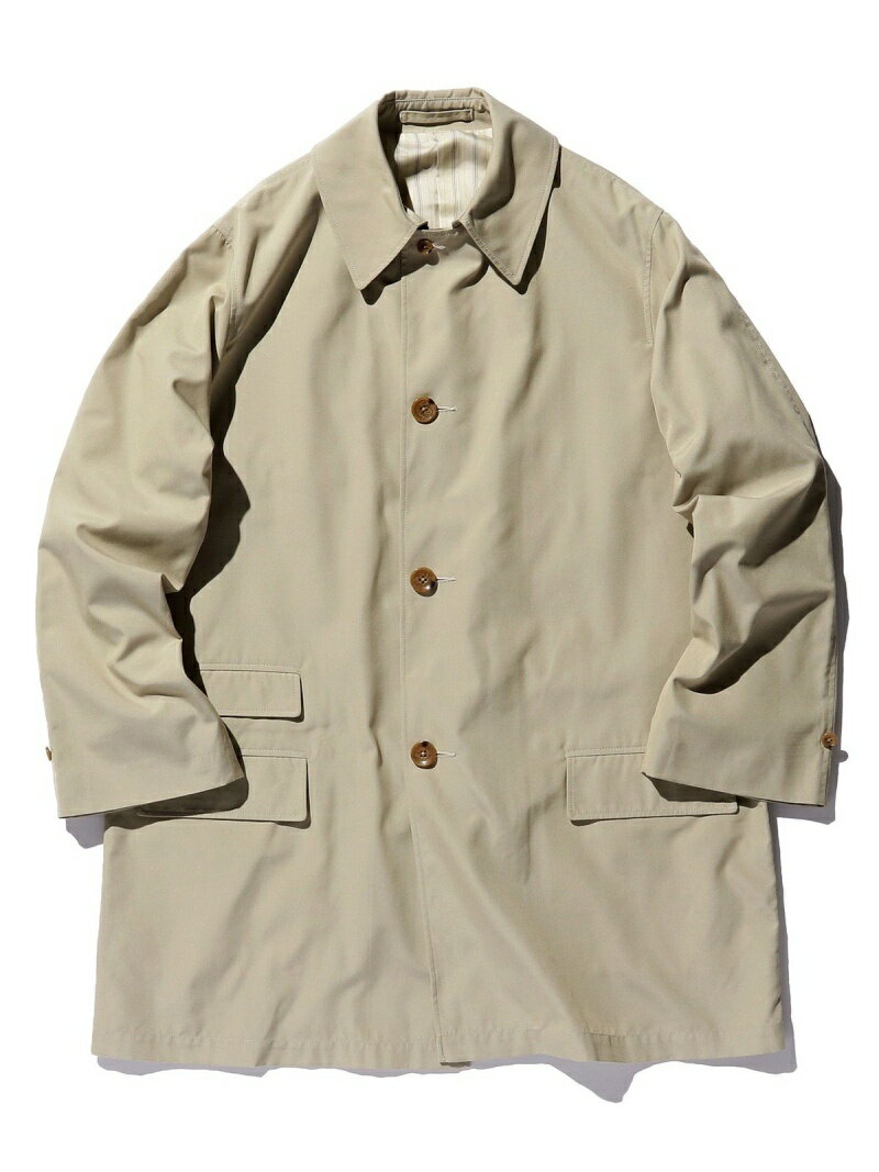 Polyester Cotton Chambray Travel Coat 11-19-1270-803: Beige