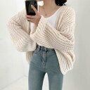 【SALE/30%OFF】miniministore ニットカーディガン レディース ボレロ風 ミニミニストア トップス ニット ブラック グレー ホワイト ブ...