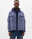 GAP (U)ウォッシュウェル コーデュロイ シャケット ギャップ ジャケット・アウター その他のジャケット・アウター ブルー ブラウン カーキ ブラック